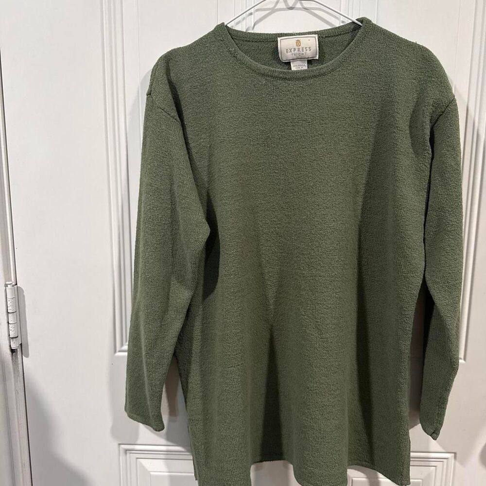 Express Women's Green Jumper